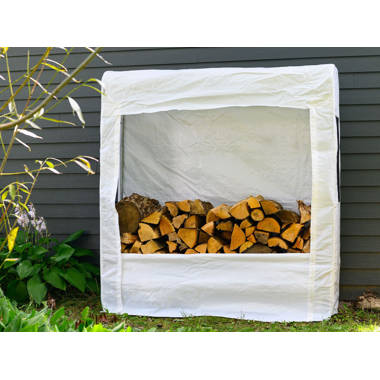 Log store with discount cover